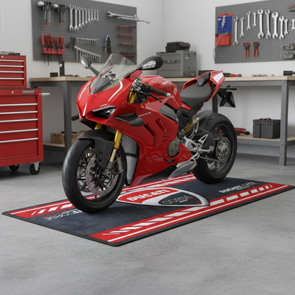 Tapis de protection pour moto de route et sportives - Esprit italien