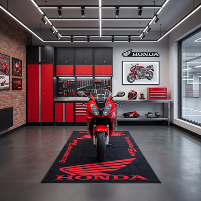 Tapis de sol moto - Personnalisé
