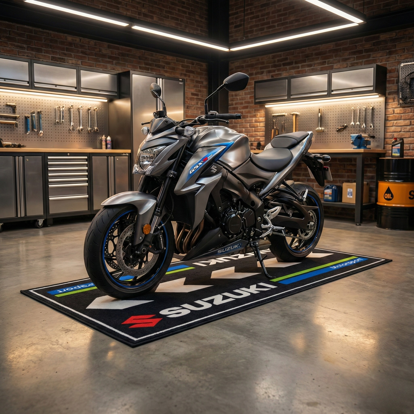 Tapis de sol pour motos type roadster et sportive - Esprit sportif japonais