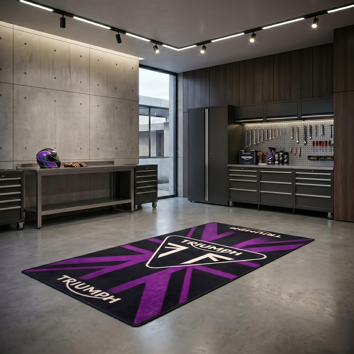 Tapis de sol pour moto - Esprit britannique