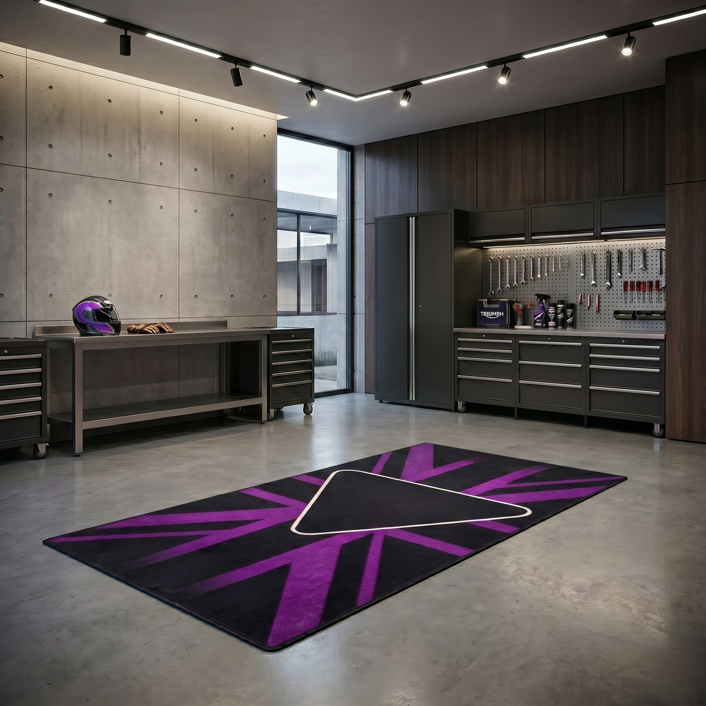 Tapis de sol pour moto - Esprit britannique