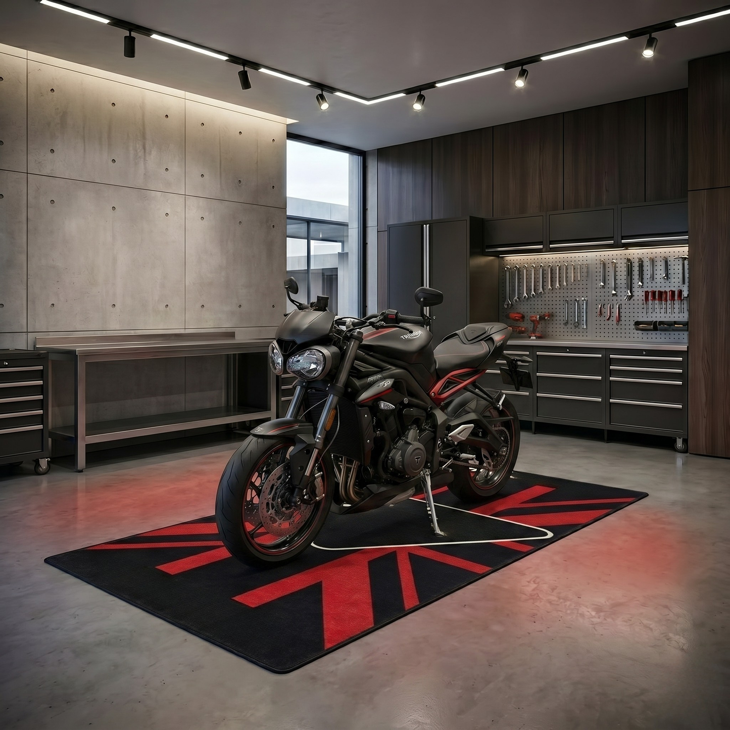 Tapis de sol pour moto - Esprit britannique